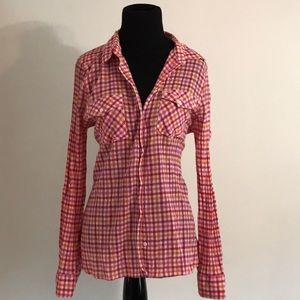 🤑 4 for $12 - Plaid Cotton Button Up Shirt